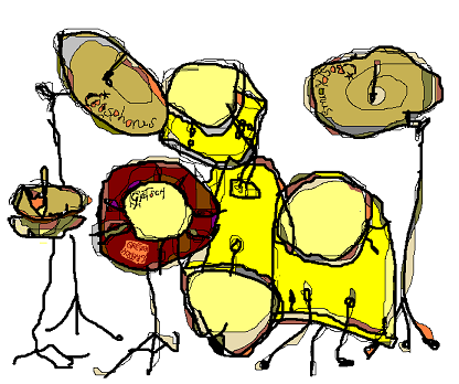 Taiga's Drum Set